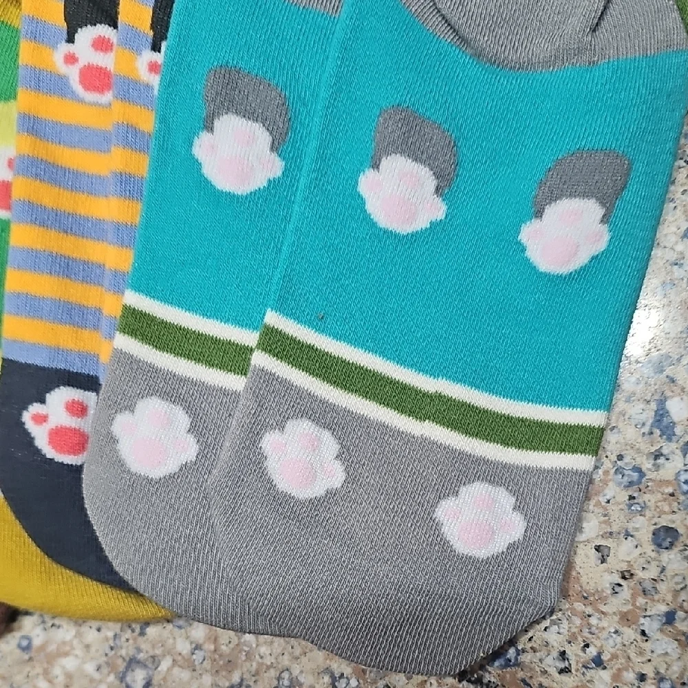 Women's Colorful Animal Dog Patterned Socks Set Size 4-10 NWOT